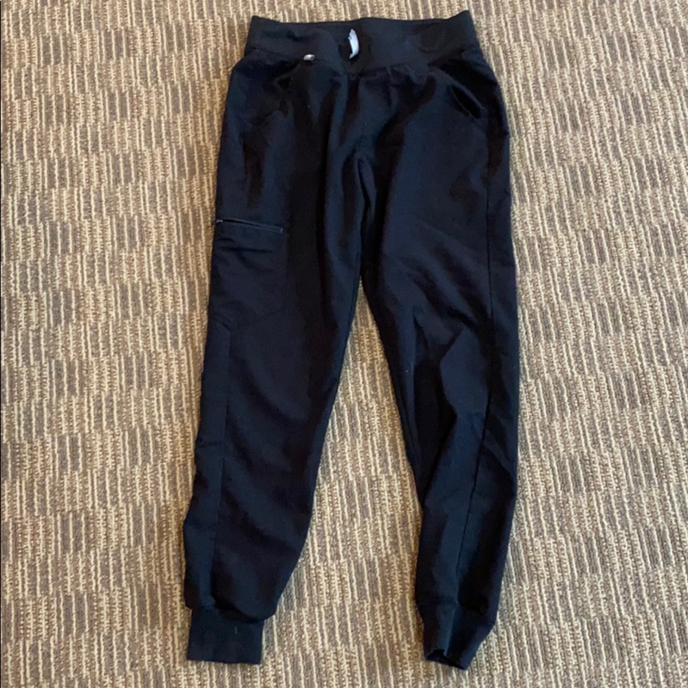 Figs Black Jogger Scrubs